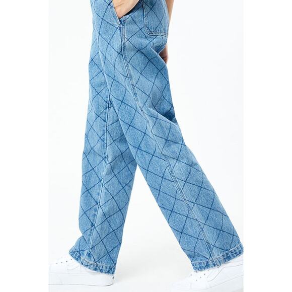 NWT New Obey Diamond Easy Denim Jeans Pants S Small $130 90s - Picture 2 of 4